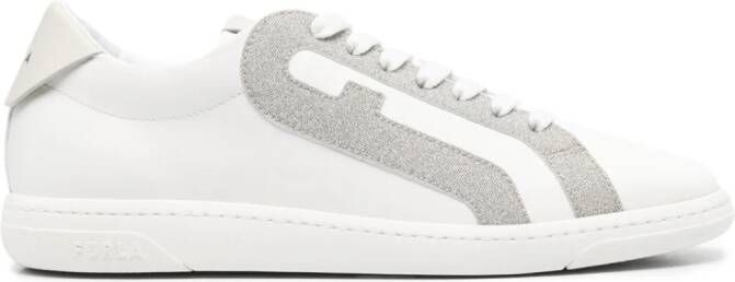 Furla Twist leren sneakers Wit