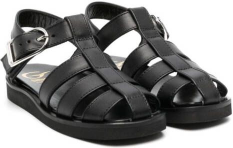 Gallucci Kids Sandalen met gespsluiting Zwart