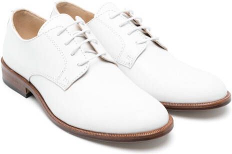 Gallucci Kids Oxford leren schoenen Wit