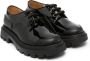 Gallucci Kids Lakleren brogues Zwart - Thumbnail 1