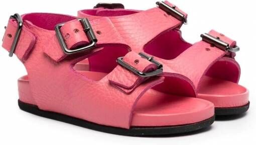 Gallucci Kids Sandalen met leren bandje Roze