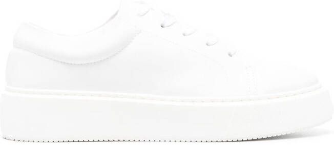 GANNI Low-top sneakers met logopatch Wit