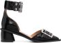 GANNI 7 mm pumps met gespdetail Zwart - Thumbnail 1