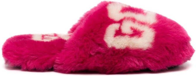 Gcds Slippers met logoprint Roze