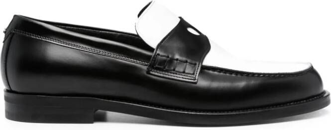 GCDS Tweekleurige loafers Wit