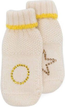 Gensami kids Slippers verfraaid met kristallen Beige