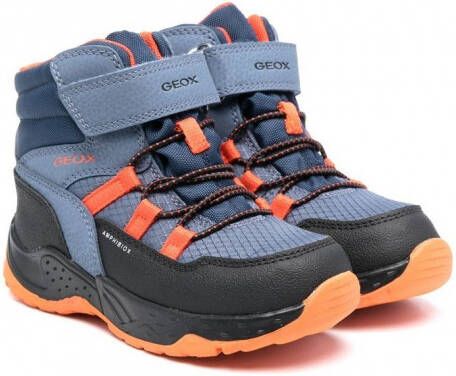 Geox Kids Senitero ABX enkellaarzen Blauw