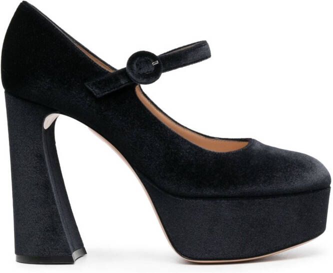 Gianvito Rossi Pumps met plateauzool Zwart