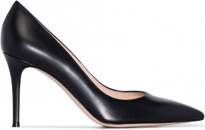 Gianvito Rossi Pumps met puntige neus Zwart