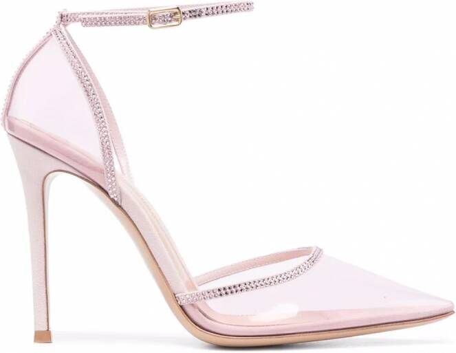 Gianvito Rossi D'Orsay pumps Roze