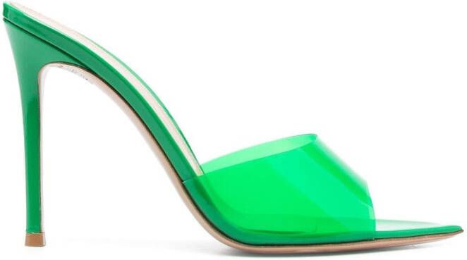 Gianvito Rossi Elle doorzichtige sandalen Groen