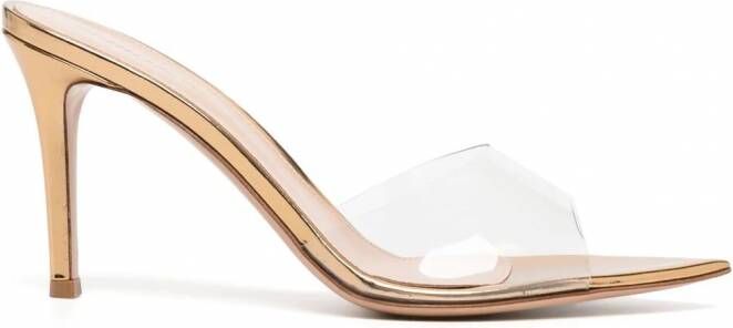 Gianvito Rossi Elle muiltjes met puntige neus Goud