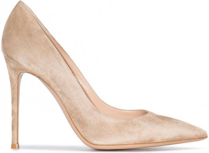 Gianvito Rossi Suède pumps Beige