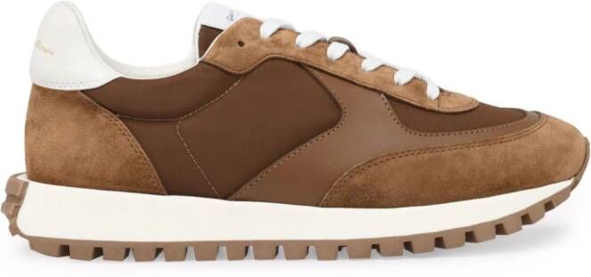 Gianvito Rossi Gravel sneakers met vlakken Bruin