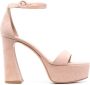 Gianvito Rossi Holly sandalen met plateauzool Beige - Thumbnail 1