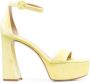 Gianvito Rossi Holly sandalen Geel - Thumbnail 1