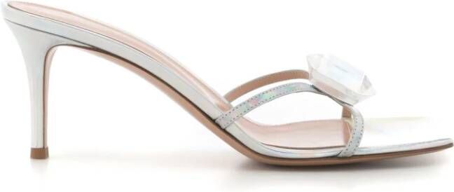 Gianvito Rossi Iriserende muiltjes Metallic