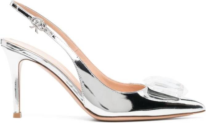 Gianvito Rossi Jaipur slingback pumps Zilver