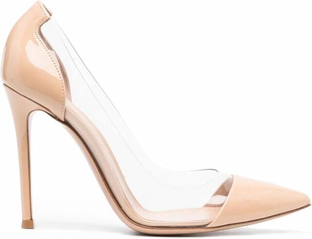 Gianvito Rossi Lakleren pumps Beige