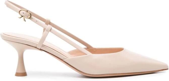 Gianvito Rossi Leren pumps Beige