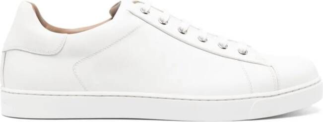 Gianvito Rossi Leren sneakers Wit