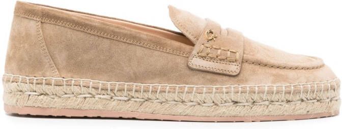 Gianvito Rossi Loafer espadrilles Beige