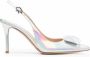 Gianvito Rossi Pumps met puntige neus Grijs - Thumbnail 1