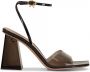 Gianvito Rossi Leren sandalen Zwart - Thumbnail 1