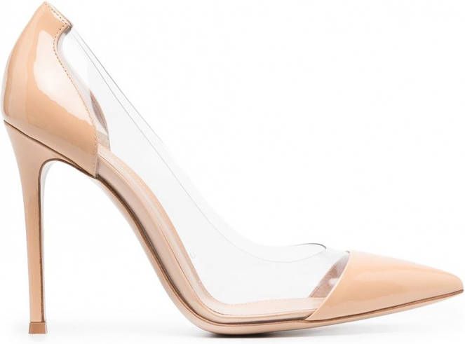 Gianvito Rossi Plexi pumps Beige