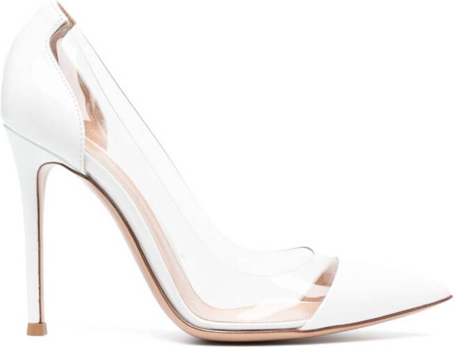 Gianvito Rossi Plexi pumps Wit