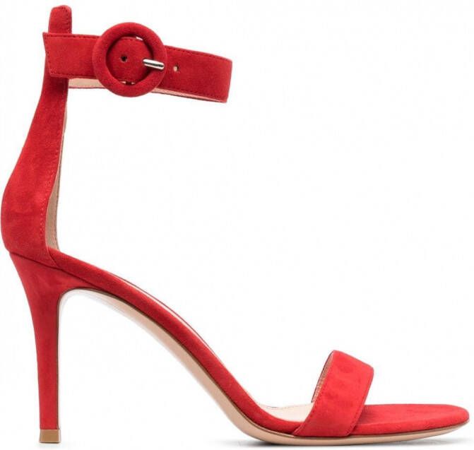 Gianvito Rossi Portofino sandalen Rood