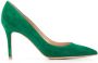 Gianvito Rossi Pumps met puntige neus Groen - Thumbnail 1