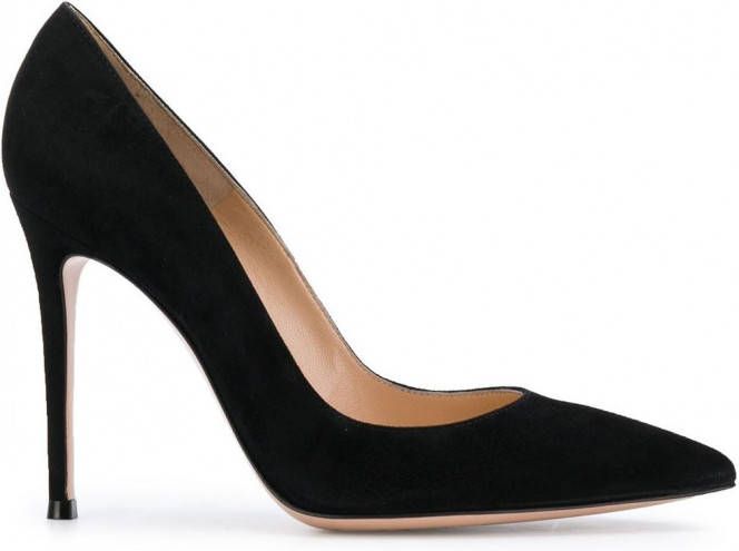 Gianvito Rossi Pumps met puntige neus Zwart