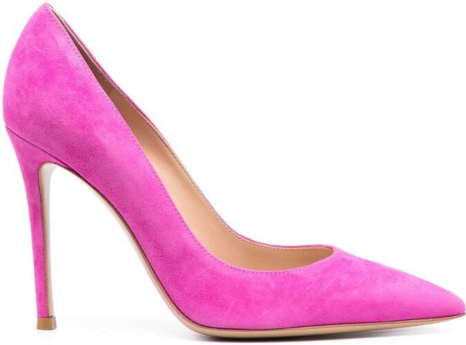 Gianvito Rossi Pumps verfraaid met kralen Roze