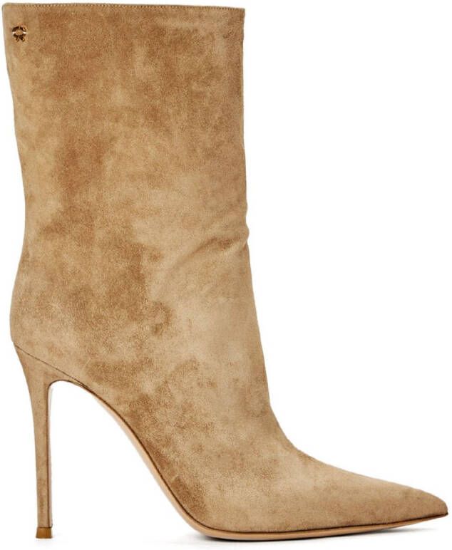 Gianvito Rossi Rosie suède laarzen Beige