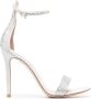 Gianvito Rossi Sandalen verfraaid met kristallen Wit - Thumbnail 1