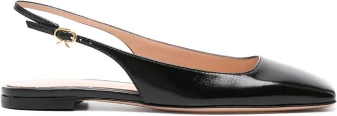 Gianvito Rossi Slingback ballerina's Zwart