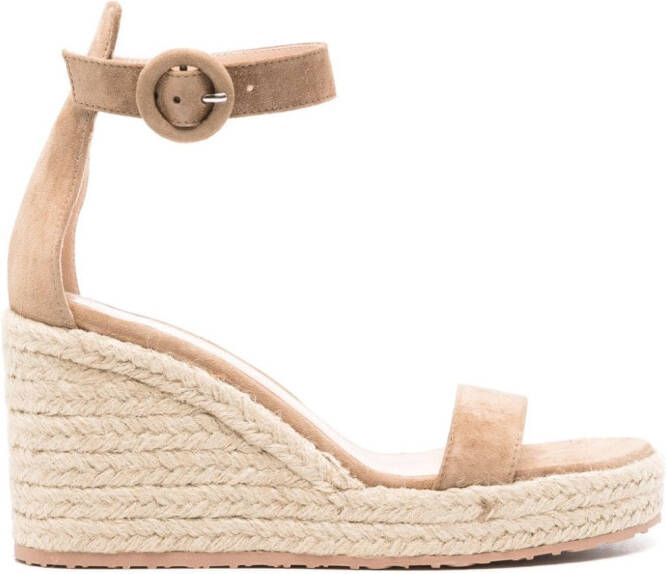 Gianvito Rossi Suède espadrilles 110 mm Beige