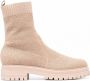 Gianvito Rossi Torrance enkellaarzen Beige - Thumbnail 1