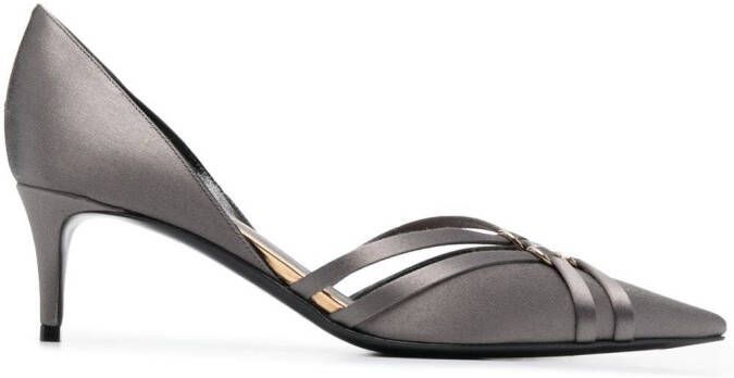 Giorgio Armani Pumps met puntige neus Grijs