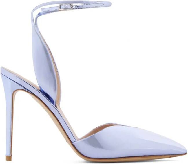 Giorgio Armani Pumps met metallic-effect Blauw