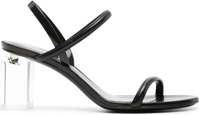 Giorgio Armani Sandalen met blokhak Zwart