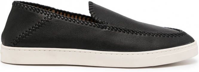 Giorgio Armani Suède sneakers Zwart