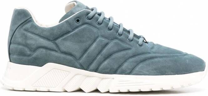 Giorgio Armani Suède sneakers Blauw