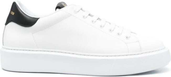 Giuliano Galiano Sneakers met contrasterend detail Wit