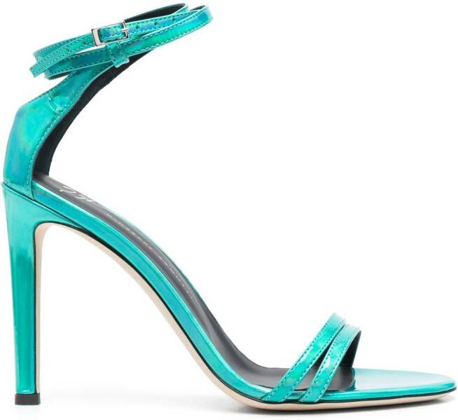 Giuseppe Zanotti Stiletto sandalen Groen