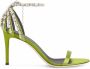 Giuseppe Zanotti Adele sandalen met kristal Groen - Thumbnail 1