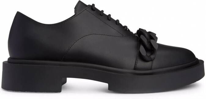 Giuseppe Zanotti Adric veterschoenen Zwart