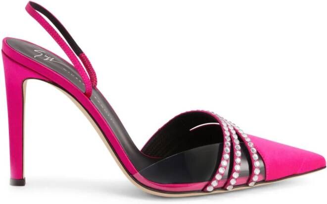 Giuseppe Zanotti Audrine slingback pumps Roze