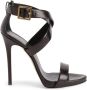 Giuseppe Zanotti Bellis leren sandalen Zwart - Thumbnail 1